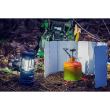 Panou, paravan, protectie impotriva vantului, pentru aragaz camping, pliabil, aluminiu, 10 elemente, 84x24 cm, NEO 