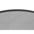 Panou protectie semineu, otel, negru, 118x76 cm 