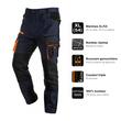 Pantaloni de lucru NEO Garage marimea XL/54, pictograme: bumbac ripstop, buzunare genunchiere, cusaturi triple, 100% bumbac