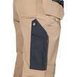 Pantaloni de lucru Mix&Match, elastici, intariri genunchi, bej, marimea S/48, NEO
