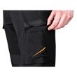 Pantaloni de lucru Mix&Match, elastici, intariri genunchi, negru si portocaliu, marimea S/48, NEO