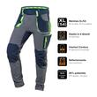 Pantaloni de lucru NEO Premium 4-way stretch marimea XL/54, pictograme: elastici in 4 directii, intarituri Cordura, imprimeuri reflectorizante, 90% poliamida