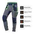 Pantaloni de lucru NEO Premium 4-way stretch marimea XS/46, pictograme: elastici in 4 directii, intarituri Cordura, imprimeuri reflectorizante, 90% poliamida