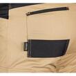Pantaloni de lucru, poliester si bumbac, cu intariri pentru genunchi, model Mix&Match, bej, marimea XXL/56, NEO