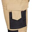 Pantaloni de lucru, poliester si bumbac, cu intariri pentru genunchi, model Mix&Match, bej, marimea XXL/56, NEO