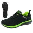 Pantofi casual, elemente flourescente, talpa spuma Eva, negru si verde, marime 38