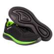 Pantofi casual, elemente flourescente, talpa spuma Eva, negru si verde, marime 41