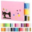 Papiote pentru masina de cusut, multicolor, set 39 buc, Springos