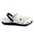 Papuci/saboti, clogs, pentru barbati, spuma EVA, alb si albastru inchis, marimea 45, Jose Amorales