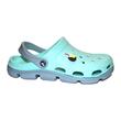 Papuci/saboti, clogs, pentru femei, spuma EVA, gri si turcoaz, marimea 41, Jose Amorales
