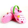 Papuci/saboti pentru copii, spuma EVA, roz si verde, marimea 22, Jose Amorales