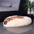 Pat/culcus moale, pentru caine/pisica, crem, 60 cm, Springos