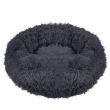 Pat/culcus moale, pentru caine/pisica, grafit, 60 cm, Springos