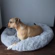 Pat/culcus moale, pentru caine/pisica, gri, 100 cm, SPRINGOS