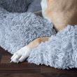 Pat/culcus moale, pentru caine/pisica, gri, 60 cm, SPRINGOS