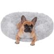 Pat/culcus moale, pentru caine/pisica, gri, 120 cm, Springos