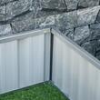 Pat/strat inaltat pentru flori, legume, din otel zincat, 258x90x30 cm