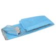 Patura plaja, anti-nisip, poliester, albastru, 200x200 cm, Springos