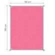 Patura plaja, anti-nisip, poliester, roz, 200x150 cm, Springos