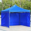 Pavilion comercial/gradina, pliabil, albastru, 3x3 m