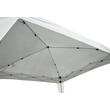 Pavilion pentru gradina/terasa, cadru metalic, material Oxford, pliabil, cu geanta, alb, 3x3x2.4 m