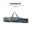 Pavilion pentru gradina/terasa, cadru metalic, material Oxford, pliabil, cu geanta, alb, 3x3x2.4 m