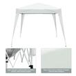 Pavilion pentru gradina/terasa, cadru metalic, material Oxford, pliabil, cu geanta, alb, 3x3x2.4 m