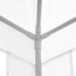 Pavilion pentru gradina/terasa, cadru metalic, pliabil, inaltime reglabila, alb, 2.7x2.7x2-2.54 m