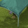 Pavilion pentru gradina/terasa, cu tarusi, corzi ancorare, geanta, reglabil, verde, 2.95x2.95x1.75 m