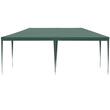 Pavilion pentru gradina/comercial, cadru otel, 4 pereti, pliabil, verde, 5.85x2.95x2.55 m