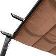 Pergola pentru gradina/terasa, retractabila, cadru aluminiu, negru si maro, 3x4x2.23 m