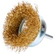 Perie sarma alama, tip cupa, cu tija, 63 mm, Richmann 