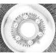 Perie sarma, circulara, pentru motocoasa/trimmer, otel, 150x25.4 mm, Graphite