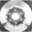 Perie sarma, circulara, pentru motocoasa/trimmer, otel, 200x25.4 mm, Graphite