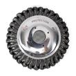 Perie sarma, tip cupa, cu toroane, pentru motocoasa/trimmer, Micul Fermier, 150 mm