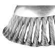 Perie sarma, tip cupa, cu toroane, pentru motocoasa/trimmer, otel, 150x25.4 mm, Graphite 
