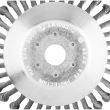Perie sarma, tip cupa, cu toroane, pentru motocoasa/trimmer, otel, 200x25.4 mm, Graphite
