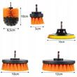 Perii curatat, pentru masina de gaurit, tija hexagonala, set 22 buc, Bigstren