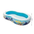 Piscina gonflabila pentru copii, model acvatic, 262x157x46 cm, Bestway Play Pool 