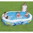 Piscina gonflabila pentru copii, model acvatic, 262x157x46 cm, Bestway Play Pool 
