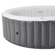 Piscina jacuzzi, gonflabila, rotunda, cu pompa si filtru, prelata acoperire, gri si alb, 930 L, 6 persoane, 204x70 cm, MSpa