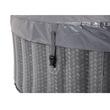 Piscina jacuzzi, gonflabila, rotunda, cu pompa si filtru, prelata acoperire, gri si alb, 930 L, 6 persoane, 204x70 cm, MSpa