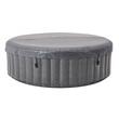 Piscina jacuzzi, gonflabila, rotunda, cu pompa si filtru, prelata acoperire, gri si alb, 930 L, 6 persoane, 204x70 cm, MSpa