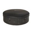 Piscina jacuzzi, gonflabila, rotunda, cu pompa si filtru, prelata acoperire, lumina LED, gri si alb, 930 L, 6 persoane, 204x70 cm, MSpa
