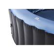 Piscina jacuzzi, gonflabila, rotunda, cu pompa si filtru, prelata acoperire, negru si albastru, 930 L, 6 persoane, 204x70 cm, MSpa
