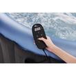 Piscina jacuzzi, gonflabila, rotunda, cu pompa si filtru, prelata acoperire, negru si albastru, 930 L, 6 persoane, 204x70 cm, MSpa