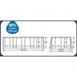 Piscina structura metalica, ovala, cu filtru, pompa, scara, dozator, gri, 549x274x122 cm, Bestway Power Steel