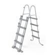 Piscina structura metalica, rotunda, cu filtru, pompa, scara, prelata acoperire, alb si gri, 427x107 cm, Bestway Steel Pro