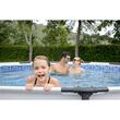Piscina structura metalica, rotunda, cu filtru, pompa, scara, prelata acoperire, alb si gri, 427x107 cm, Bestway Steel Pro