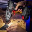 Pistol de lipit cu baton silicon, cu acumulator 2 Ah, incarcator 18V Li-ion, 11 mm, Graphite Energy